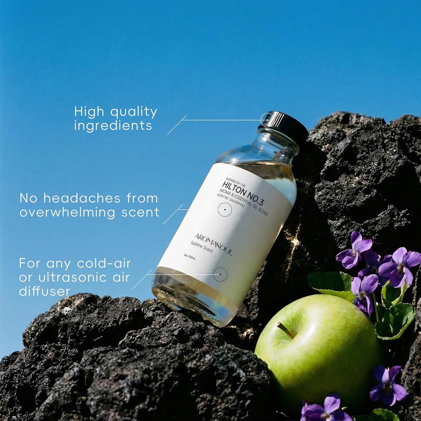 Hotel Diffuser Oil Inspired by Ritz-Carlton Scent - Premium Fragrance Oil No. SA61119323 for Ultrasonic and Waterless Diffuser - 120 mL, 4 fl oz