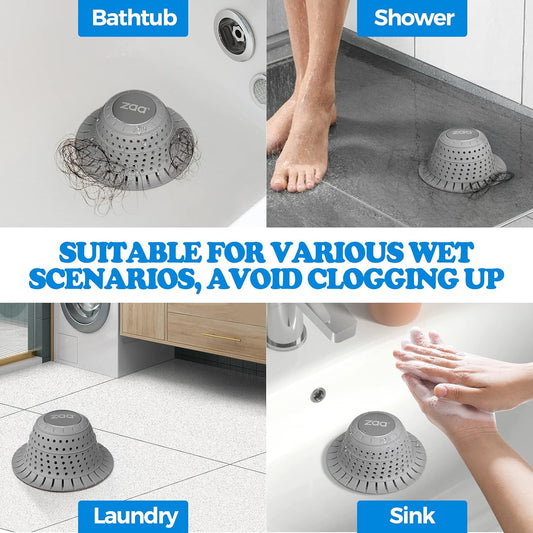 zaa Shower Drain Hair Catcher Bathtub Drain Strainer Sink Drain Protector