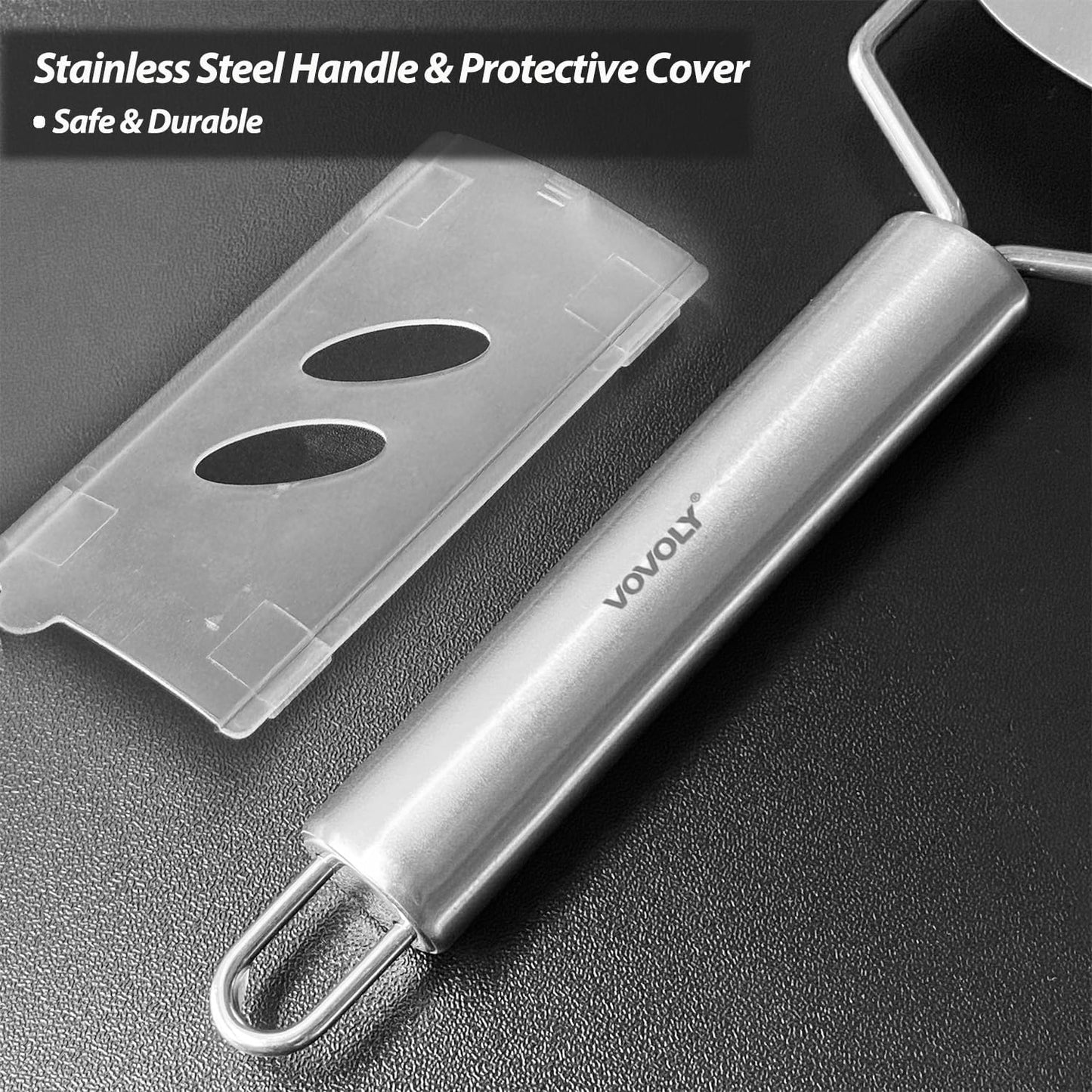 4-Pcs Pro Set Zester Grater Set, Cheese Grater with Razor-Sharp Stainless Steel Blade, Fine/Coarse/Extra Coarse/Slider Attachment