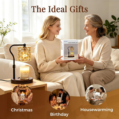 Candle Warmer Lamp with Timer Dimmable Home Decor Birthday Gifts for Women