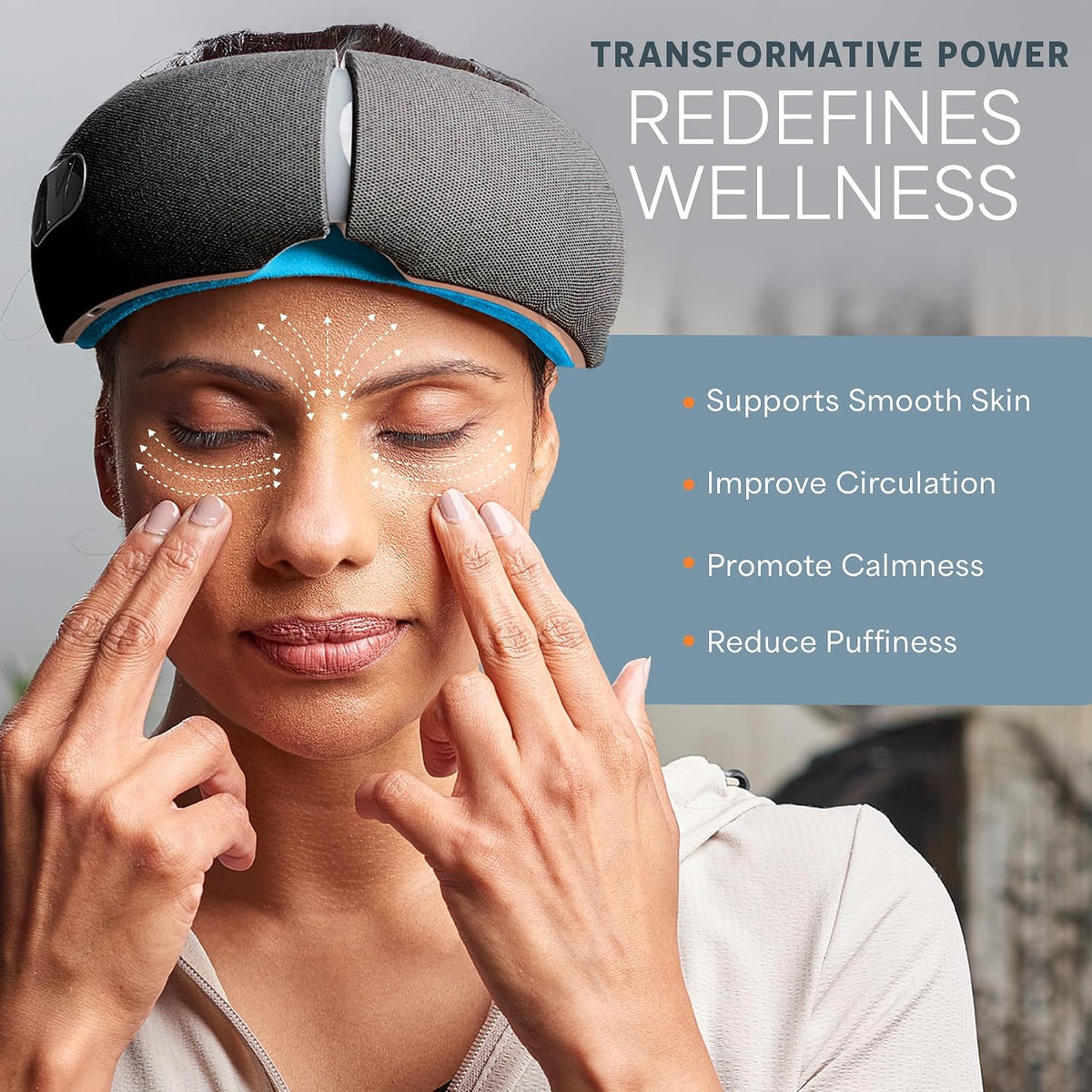Lifepro Oculax Portable Eye Massager with Heat and Vibration