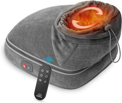 Snailax Shiatsu Foot Massager with Heat, Foot Warmer with Removable Cover