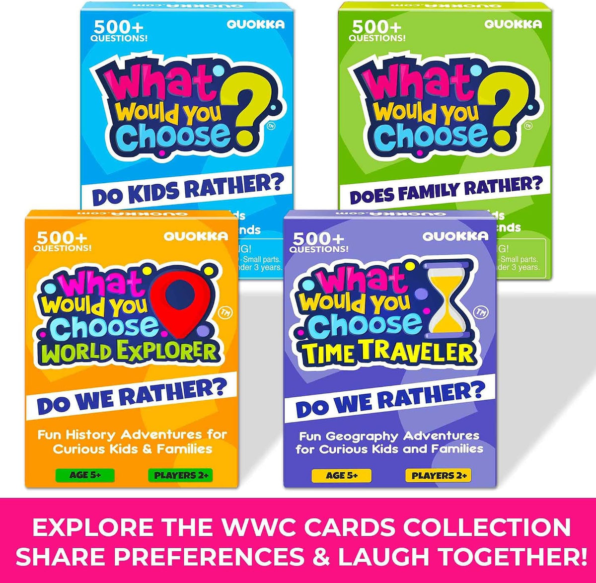 Travel Card Game for Teens, Kids, Adults - Party Games for Family Nights