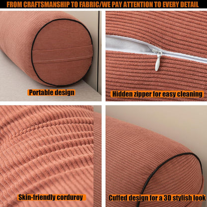 Neck Support Pillow Couch Pillows Large 24*8in for Bed, Sofas,Cars