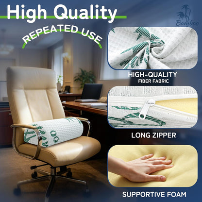 Asatdd Semi Roll Under Knee Pillow, Half Moon Bolster for Lower Back Support, Leg, Knee,Back Sleeping, 7.8”x 20.4”x 4.8”