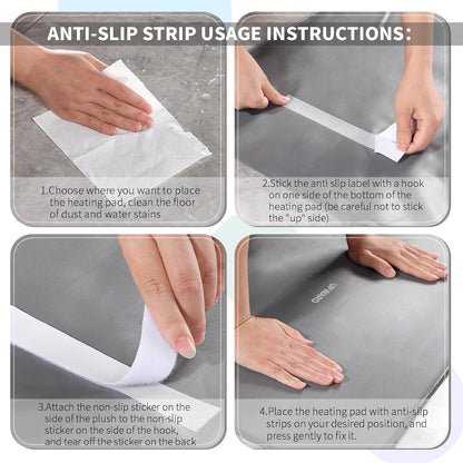 Yimobra Heating Pad for Bathroom Rugs, with Memory Function, Adjustable Temperature (32-146℉) and Time (1-24h),Keep Dry Bathroom Bath Mat in Winter Every Day, Waterproof, 25"x17.5"