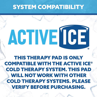 Polar Active Ice® 3 in 1 Knee, Ankle, & Elbow Therapy pad 12.5” x 10.5” with Attached Belts. Use only with The Polar Active Ice #AIS Therapy System.