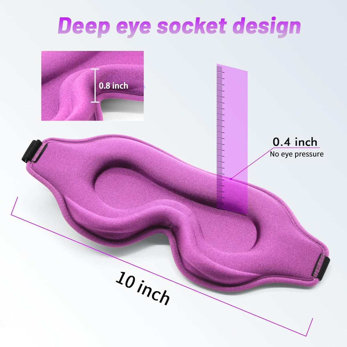 3D Weighted Eye Mask for Lash Extensions, Eye Covers for Sleep