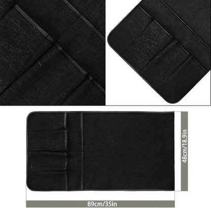 Couch Sofa Armrest Organiser Arm Chair Caddy Bedside Storage Pocket with 8 Pockets TV Remote Holder Bed Storage Pocket Bag for Cellphone Tablet Notepad Book Magazines DVD Glasses
