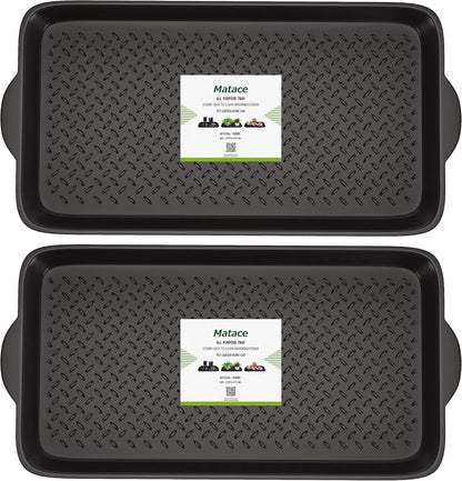1 Pack Rubber Small Boot Tray for Entryway,Boot Mat,Shoe Tray,Shoe Mat for Indoor and Outdoor Use, 27.95"x 15.74" (Pack of 1)