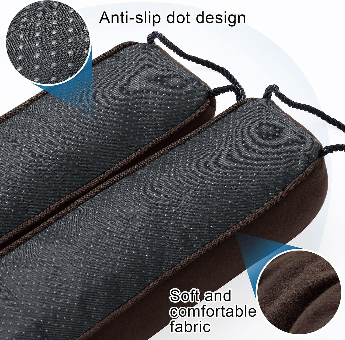 36 Inch Door Draft Stopper, Blocks Hot Cold Air with Washable Cover | Blocks Hot & Cold Air, Removable Washable Cover, Fits Door Gaps Up to 3 Inch, Noise & Wind Seal, Draft Blocker (1 Pack)