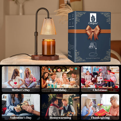 Candle Warmer Lamp with Timer,Birthday Gifes for Women and House Warming