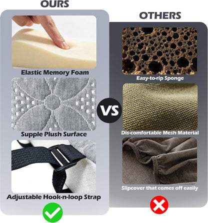 Soft Office Chair Armrest Pads, Comfort Elbow Pillows