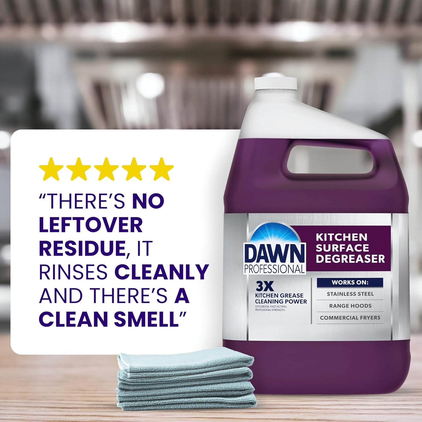 Dawn PRO Kitchen Surface Degreaser, Bulk Cleaning Spray for Oil and Grease Buildup in Commercial Kitchens, 32 fl oz (Case of 6)
