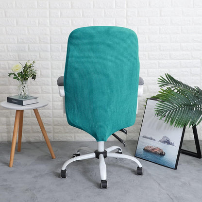 FORCHEER Office Chair Armrest Cover with Zipper 15inch Stretchable Water Resistant Computer Office Chair Arm Rest Slipcover for Desk Chairs Arm 2Pack-Army Green