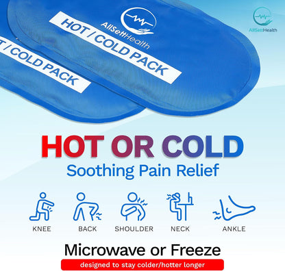Neck Ice Pack Wrap with 2 Reusable Gel Ice Packs, Flexible Ice Wrap for Neck, Shoulders, Knees, Wrists, Soft Cooling Towel Compress for Post Surgery, Tonsillectomy, Migraine, Sore Muscle Pain Relief