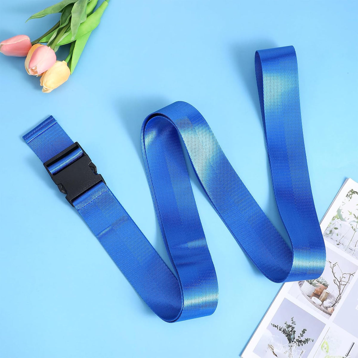 Physical Therapy Strap, Extremity Mobilization Belt, Manual Traction Strap, Adjustable Stretch Straps for Stretching Yoga Leg Shoulder Exercise