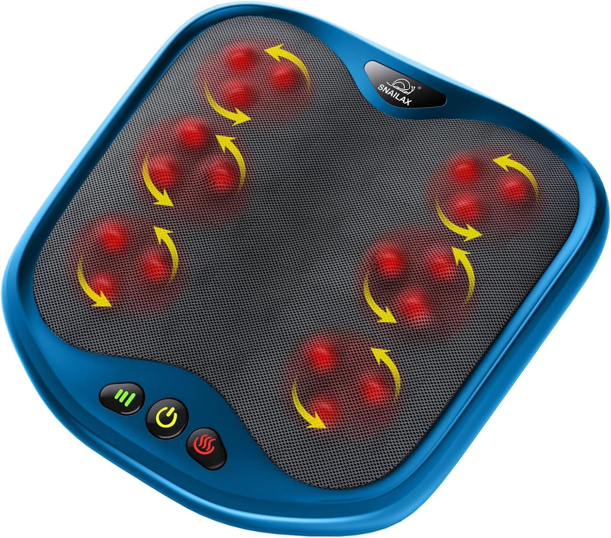 Snailax Shiatsu Foot Massager with Heat, Foot Warmer with Removable Cover