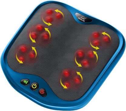 Snailax Shiatsu Foot Massager with Heat, Foot Warmer with Removable Cover