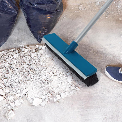 Grout Cleaner Brush with Long Handle, Floor Scrub Brush for Shower Tile, Bathroom Crevice Cleaning Brushes with Heavy Duty Stiff Bristles