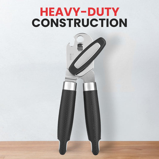 Zulay Kitchen Can Opener with Large Bottle Opener