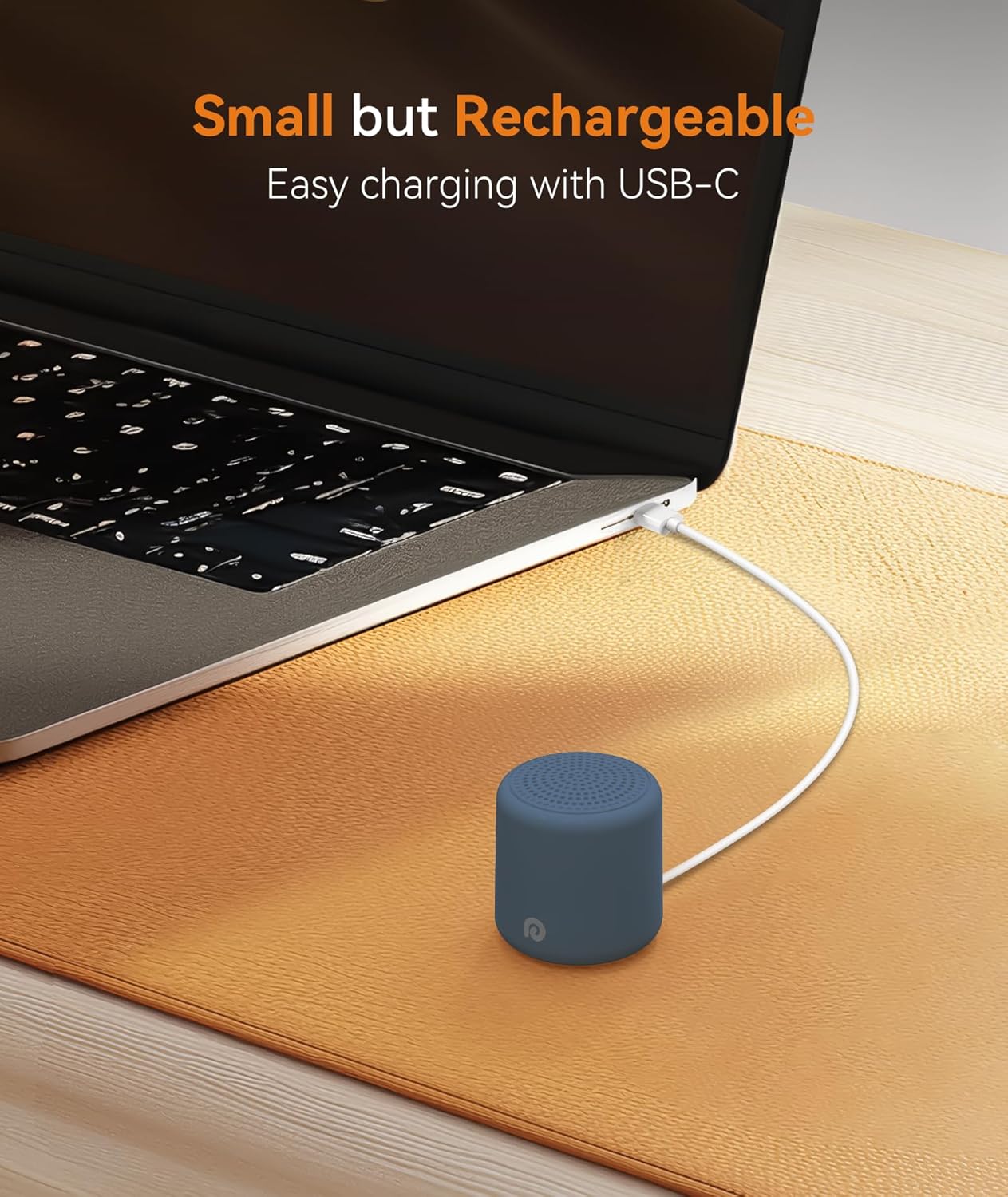 Dreamegg Portable White Noise Machine, 1000mAh Battery, Travel Sleep, Cream | Egg-Sized, 16 Sounds, USB-C, Timer, Baby & Adults, Office Privacy, Gift Use