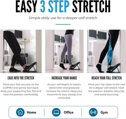 CalfPRO Slant Board for Calf Stretching - Deep Calf Stretcher & Foot Rocker