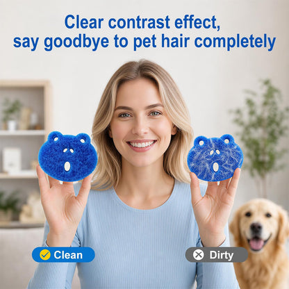 7 PCS Pet Hair Remover for Laundry, Reusable Dog Hair Remover Tool | Dog & Cat Hair, Reusable Pet Fur Catcher, For Washing Machine and Dryer, Lint Remover Tool, With White Mesh Storage Bag, Blue