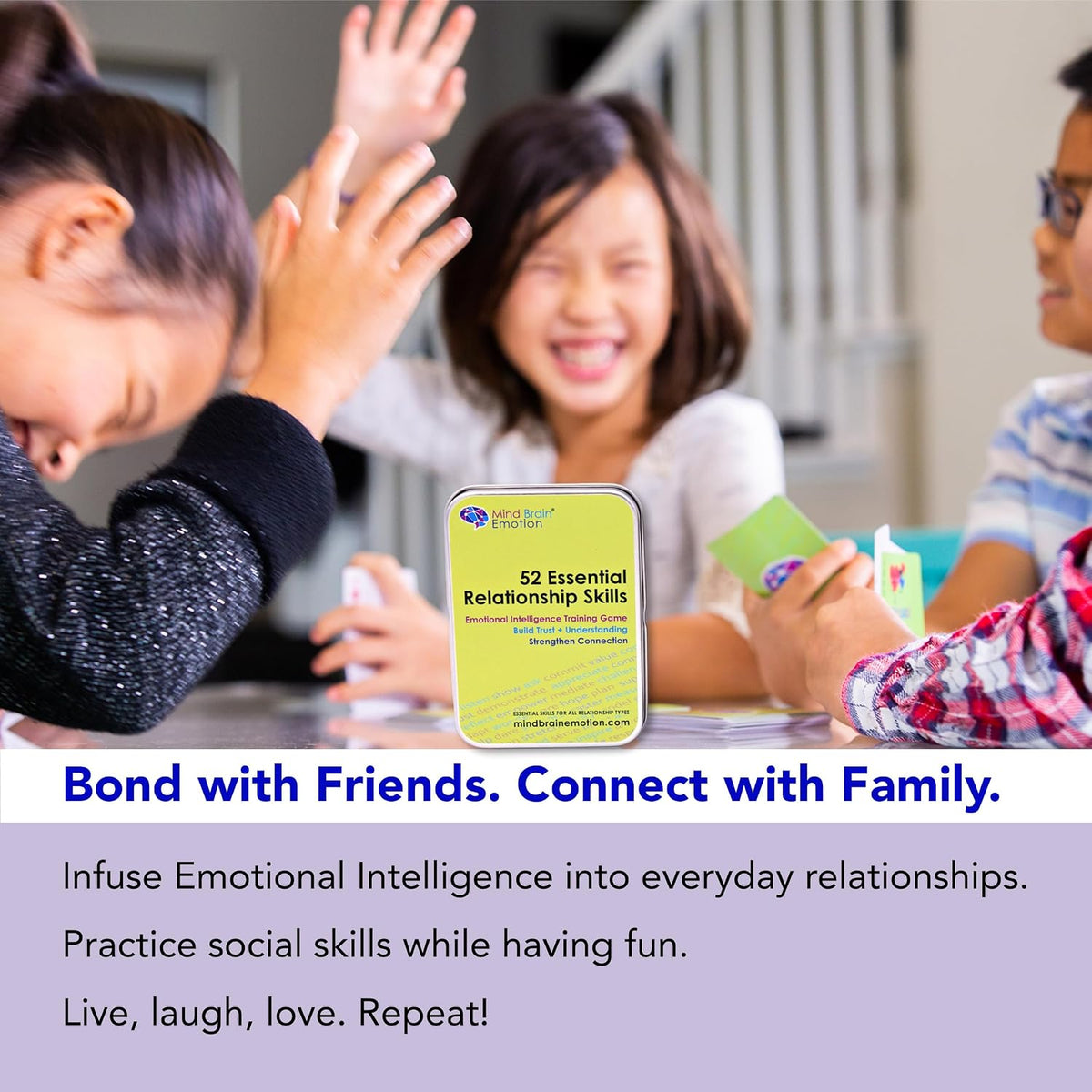 Mind Brain Emotion 52 Essential Life Skills: No-Excuses Game to Teach Kids, Teens & Adults How to Care for Self & Chores, Practical Solution for Responsible Boys, Confident Girls, Happy Family