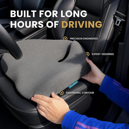 Car Seat Cushion for Driving, Sciatica Pain Relief Car Pillow and Seat Pad