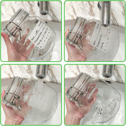 L LIKED 250 Dissolvable Labels 2"x 2" Use By Food Rotation Storage Label