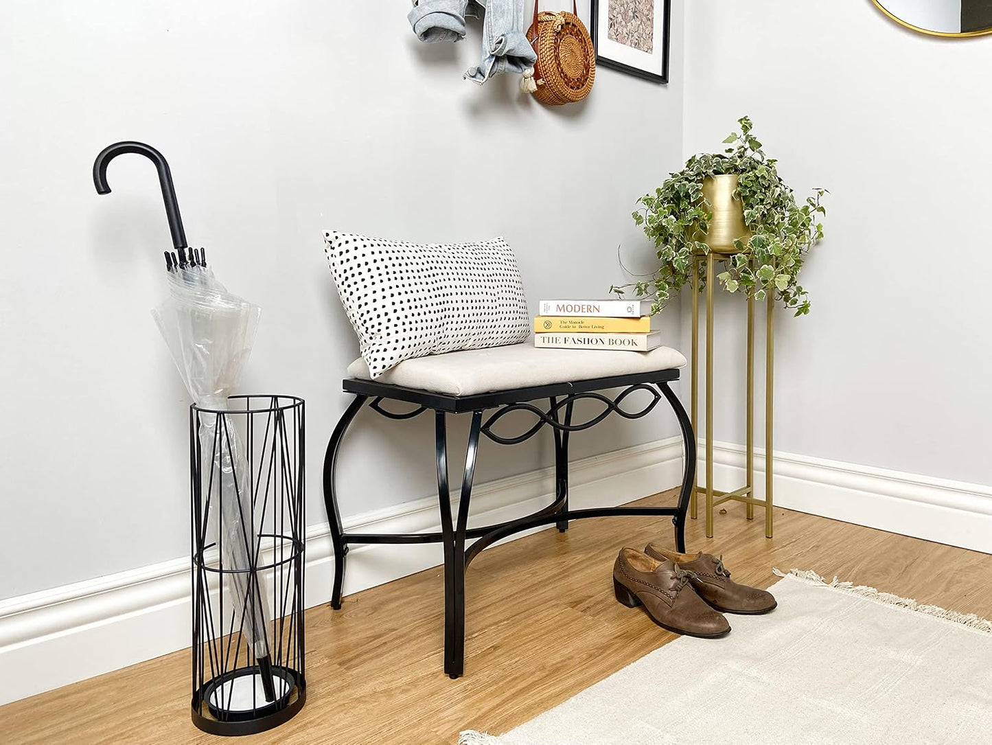 Mango Steam Pluvian Soakstone Umbrella Holder (Tall, Gold)