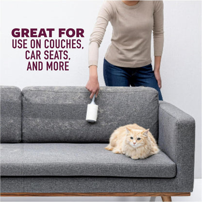 Scotch-Brite Pet Hair Extra Sticky Lint Roller, 95 Sheets Total,1 Pack | Designed for Removing Fur + Fluff on Couches, Clothes, Dog and Cat Beds, & More