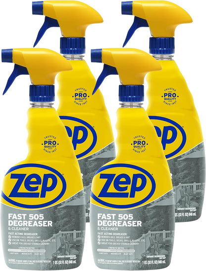 Zep ZU50532 Fast 505 Cleaner and Degreaser 32 Ounces, 32 Fl Oz, clear