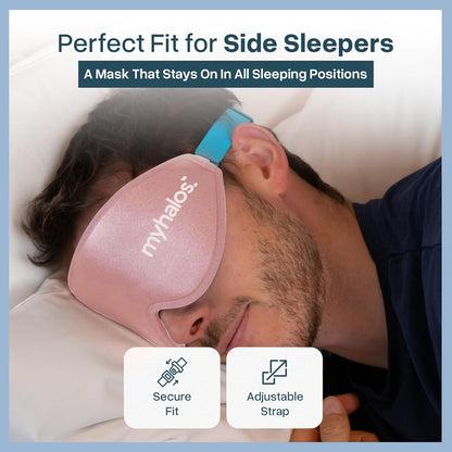 MyHalos® Sleep Mask for Men and Women, 3D Blackout Eye Masks for Sleep
