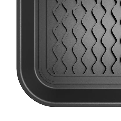 Ottomanson 15" x 30" Multi-Purpose Boot Tray – Waterproof Shoe & Pet Feeding Spill Tray, Litter Box & Pee Pad Holder, Painting & Planting Mat, 1.2" Raised Edge Floor Protection