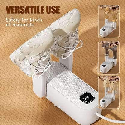 Boot Dryer,Shoe Dryer, Black, | Portable, Adjustable Brackets,3 Temperature Modes, 360° Circulating Hot Air, Fast Drying for Boot Sneaker Glove Sock