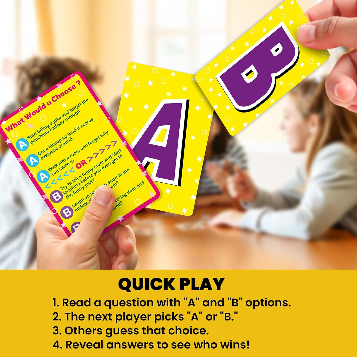 Travel Card Game for Teens, Kids, Adults - Party Games for Family Nights