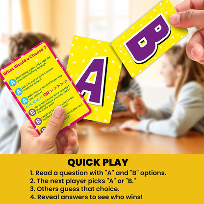 Travel Card Game for Teens, Kids, Adults - Party Games for Family Nights