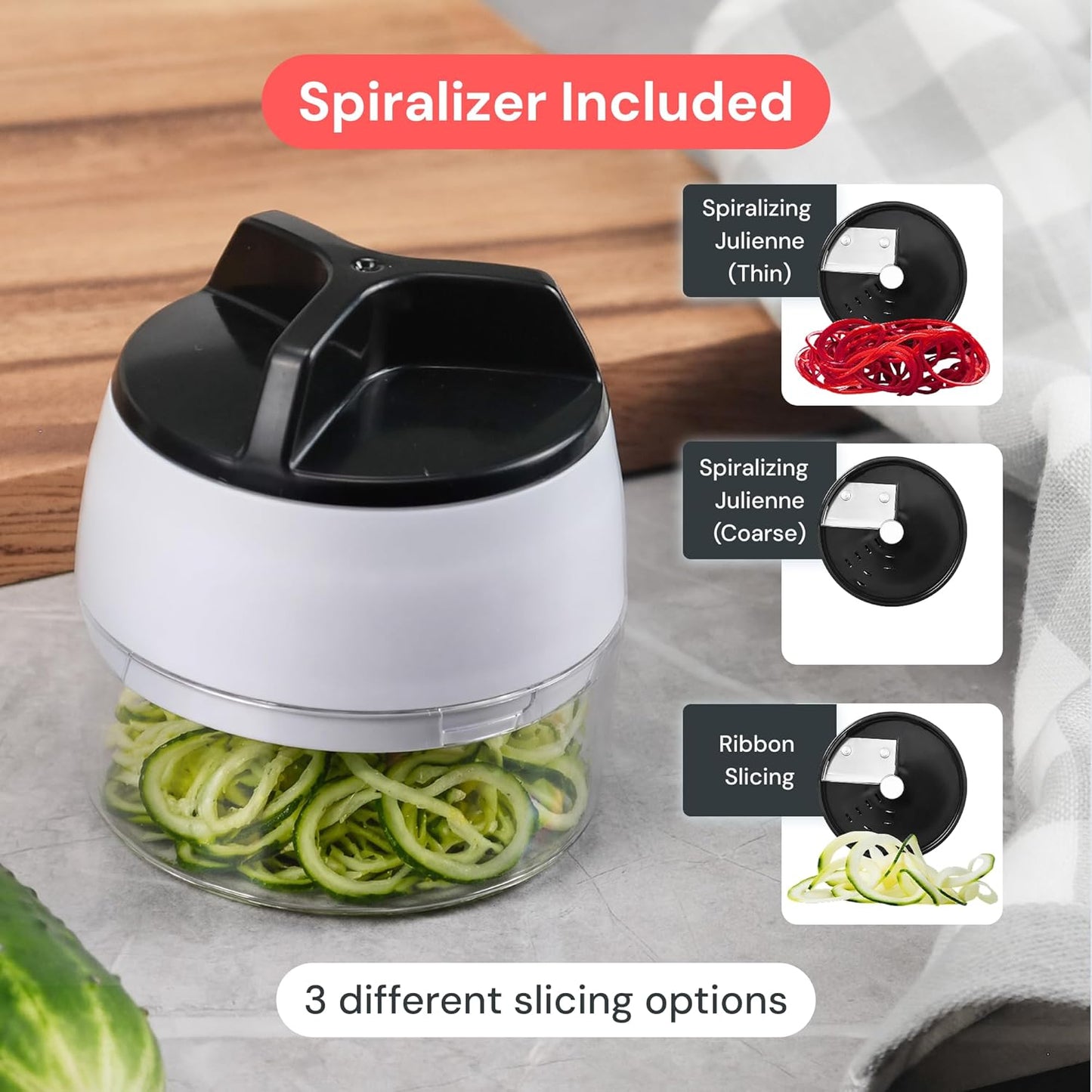 Fullstar Pro XL Vegetable Chopper & Mandoline Slicer w Pull-Out Catch Tray | 6 in 1 Veggie, Onion & Fruit Slicer, Dicer & Grater with Sharp Stainless Steel Blades - XL Food Prep Set (Black)