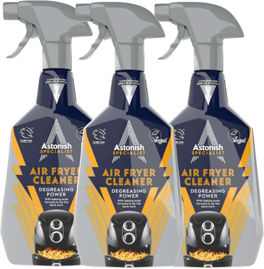 Astonish Air Fryer Cleaner Spray with Baking Soda, Non Stick Safe 25oz 2PK