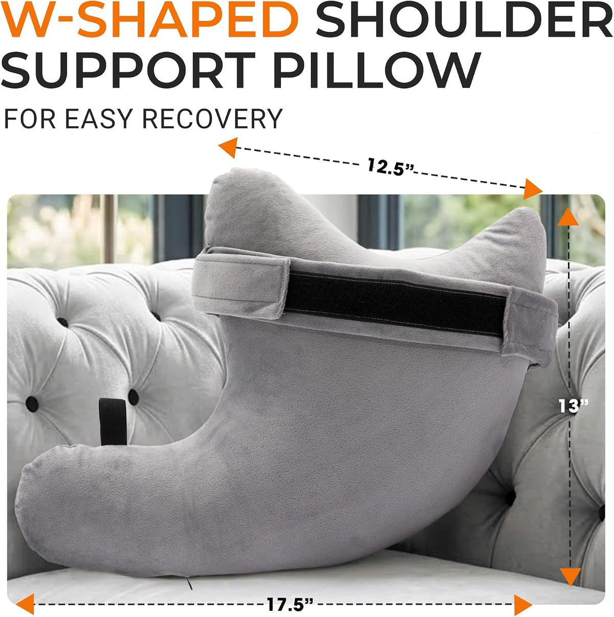 Shoulder Pillow - Arm & Rotator Cuff Pillow - Post Shoulder Surgery Support