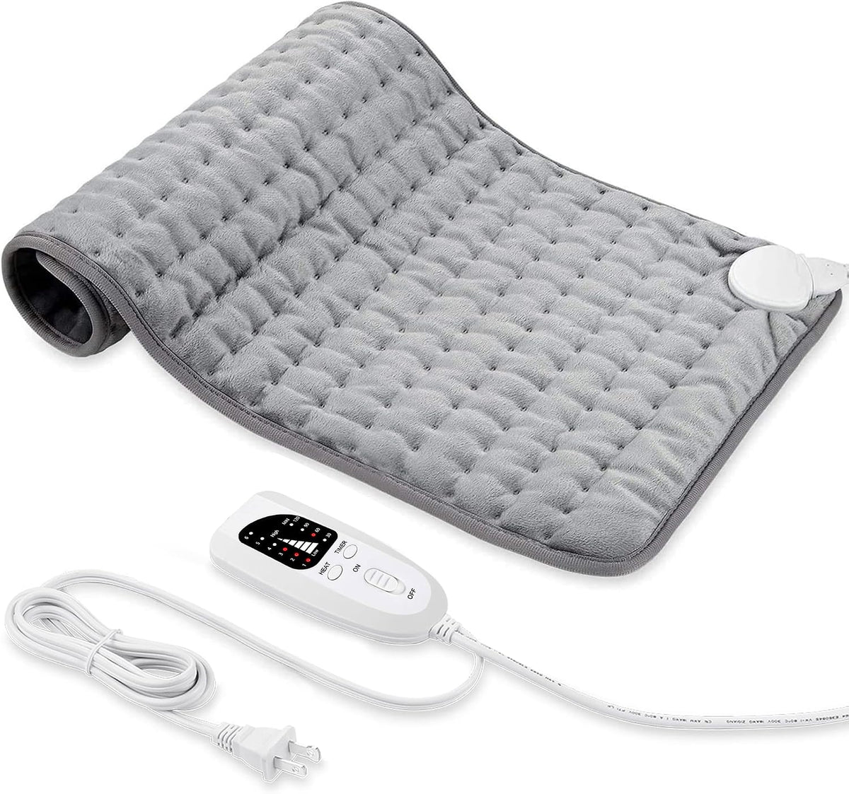 Electric Heating pad for Back Neck Shoulder Knee Arms Legs- Electric Heat Pads with 6 Heat Settings & Auto Shut Off Heat Heating Pad for Birthday Mother Father Girl Men Women