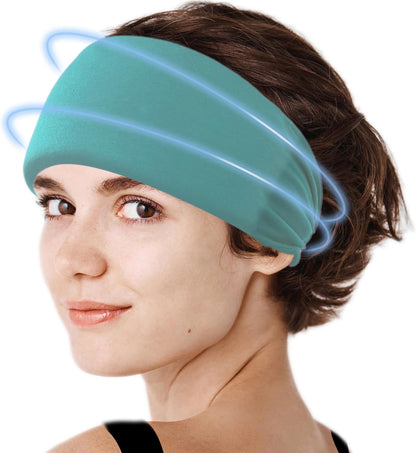 Crimmy Migraine Relief Cap, Headache Ice Pack Headband, Cold Face Eye Mask