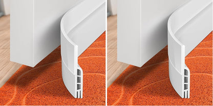 Holikme Door Draft Stopper 41inch Weather Stripping Door Seal Sweep | Under Door Draft Insulator Strong Adhesive Silicone Garage Window Strip Blocker Cold Air & Noise, Easy Install Save Energy
