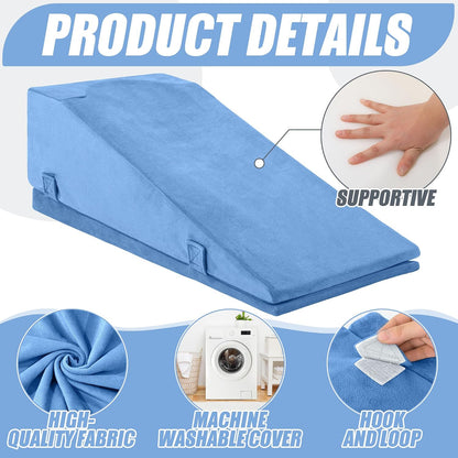 ROYALAY Leg Elevation Pillows for After Surgery, Adjustable Height Knee Surgery Recovery Equipment, Knee Replacement Recovery Aids for Hip Ankle Pain Relief Patent Pending