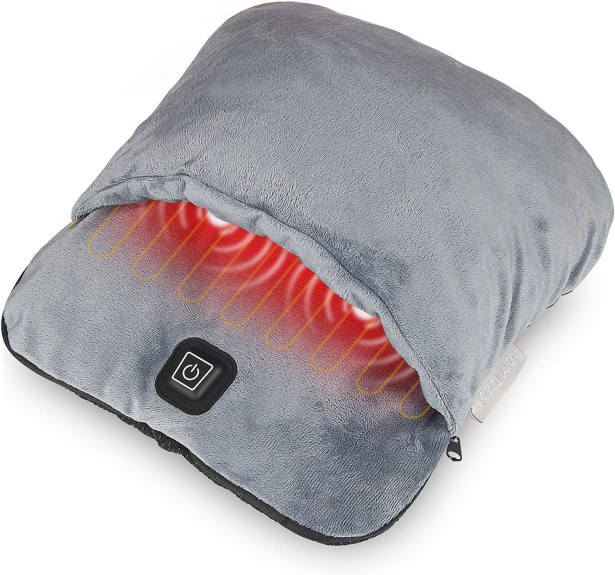 Electric Heated Foot Warmer with Heating & Vibration Massage Function
