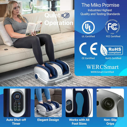 Miko Shiatsu Foot Massager with Heat and Deep Kneading