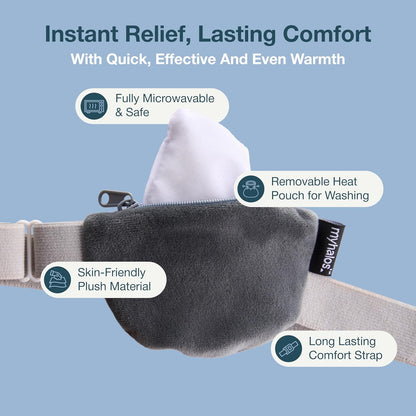 MyHalos Heated Eye Compress, Warm Compress for Dry Eyes, Blepharitis & MGD