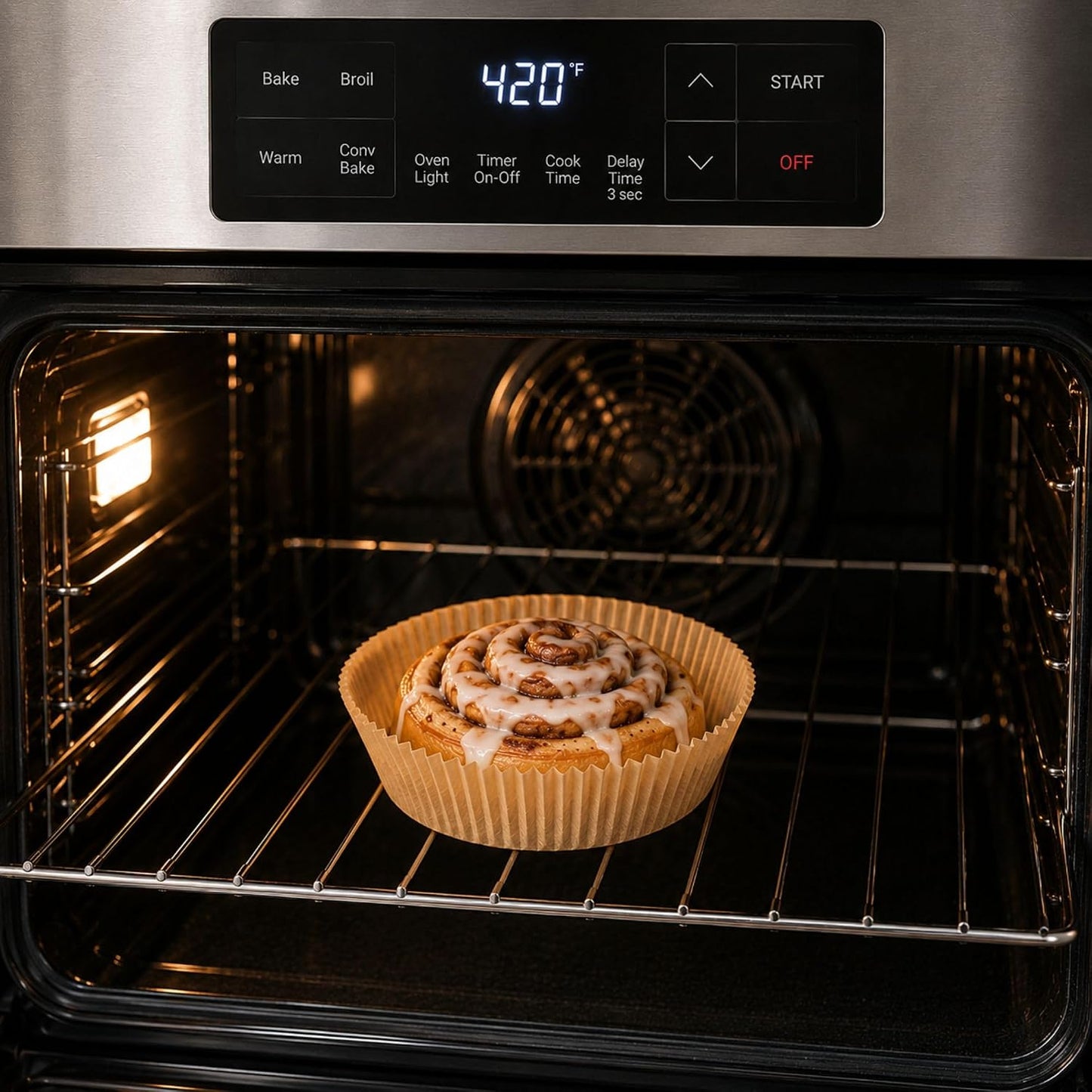 Restaurantware-Pastry Tek 8.1 x 5.5 x 1.8 Inch Air Fryer Liners, 100 Rectangle Air Fryer Baskets - No-Stick Silicone Coating, Unbleached, Food-Grade Paper Liners, For Steamer, Microwave, Oven